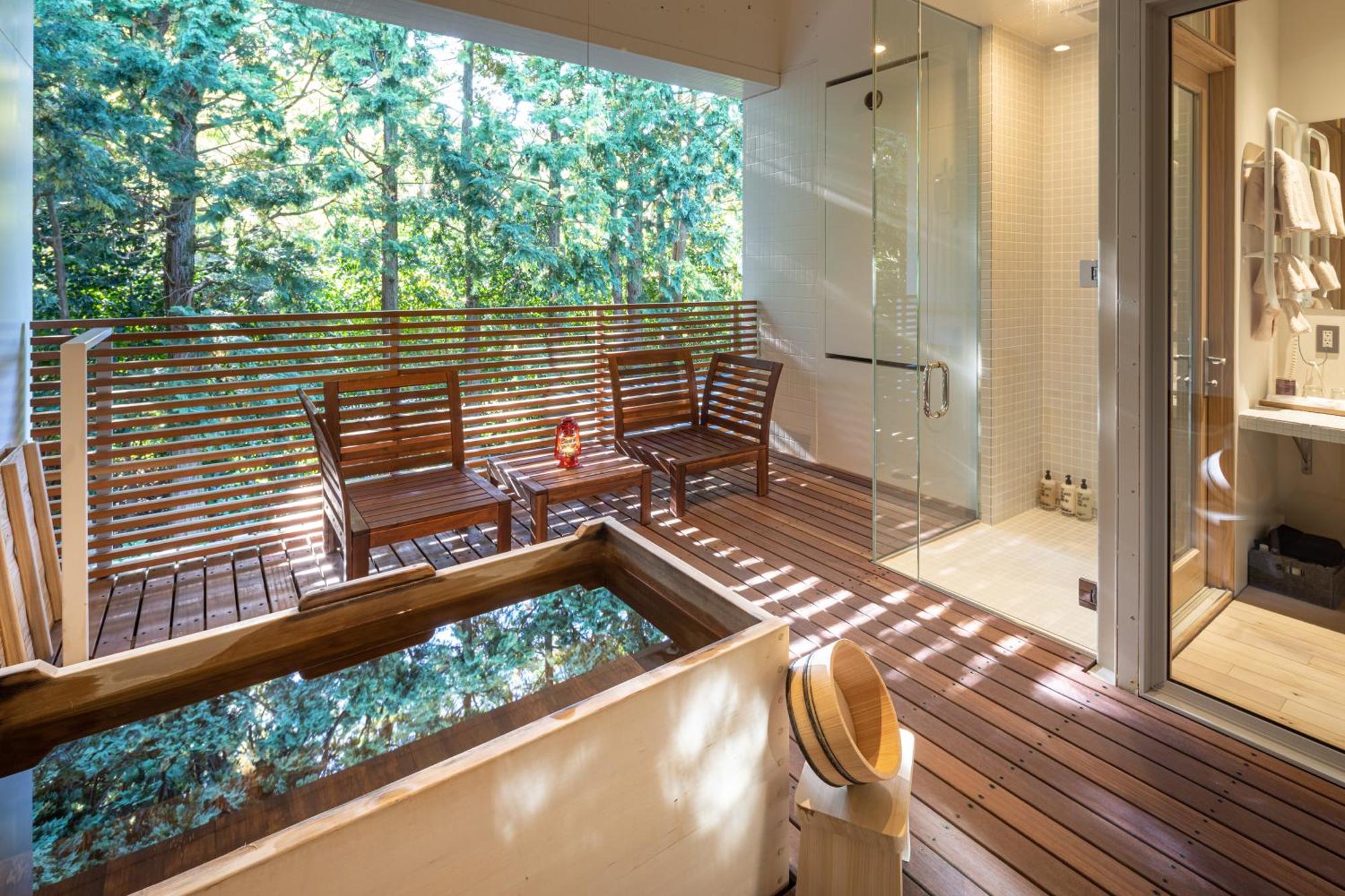 Hakone Honbako 箱根本箱 Hotell Rum bild